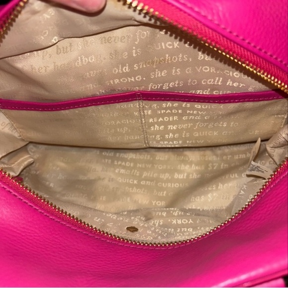Kate Spade Vibrant Pink Satchel - Picture 5 of 6